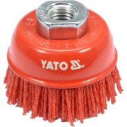 Щётка-крацовка чашка  65мм М14 (нейлон)  YATO YT-47785