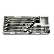 Ключи комбинированные трещоточные с шарниром, набор 13 пр.  ...Rock FORCE RF-T51310F