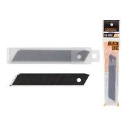 Лезвия сменные сегментированные 18мм 10шт BLACK LINE, лезвие для ножа 7 сегментов,  ...STARTUL ST0920-18