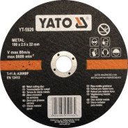 Круг отрезной по металлу 180х2.5х22mm   YATO YT-5926