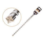 Бур (сверло) 14х200х340 mm  SDS-max QUADRO-X (бур по бетону, крестовая пластина)  ...GEPARD GP1114-340