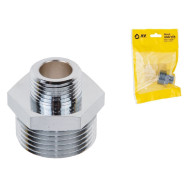 Ниппель ред. 1" нар. х 1/2" нар. ХРОМ  AV Engineering AVE303020