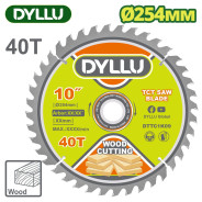 Диск пильный 254x30 мм 40 зубьев  DYLLU DTTC1K09