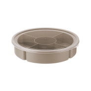 Менажница с крышкой 5 секций (4*400мл+220мл)  IDEA М1123