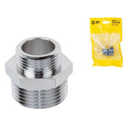 Ниппель ред. 1" нар. х 3/4" нар. ХРОМ  AV Engineering AVE303021