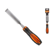 Стамеска плоская 20мм.  MASTER (обрезиненная рукоятка, металлический затыльник)  ...STARTUL ST4072-20