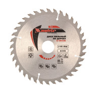 Пильный диск по дереву, ф185 х 30 мм, 36 зубьев  Matrix 73284