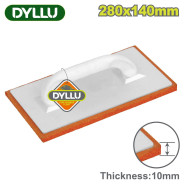 Терка с резиновым покрытием красная 280X140 мм  DYLLU DTRN3328