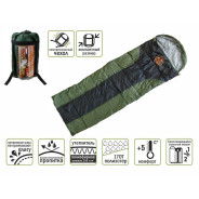 Спальный мешок Coyote Plus (длина: 190+30 см, ширина: 75 см, состегивается, компрессионный чехол)  ...ARIZONE 28-170251