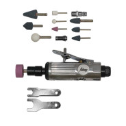 Пневмошлифмашина прямая (2500 об/мин, цанга 3/6 мм)  GL25000 + набор ...FUBAG 100117