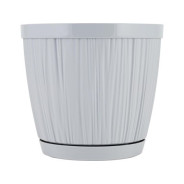 Горшок для цветов с прикорневым поливом, 1.8 л., Barcelona, утренний туман  ...INGREEN IG623010025