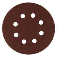 Круг абразивный на ворсовой подложке под "липучку", перфорированный, P 220, 125 мм, 5 шт. ...Matrix 73809