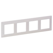 Рамка белая четырехместная верт/гориз, Valena Life  LEGRAND 754004