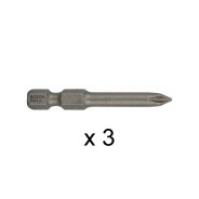 Насадка с  шестигран. хв. PH1 49mm 3шт   BOSCH 2607001526