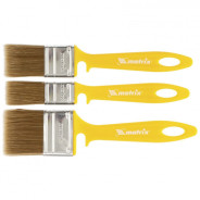 Набор кистей для лаков, 25мм, 35мм, 50мм, искусственная щетина, пластиковая рукоятка  ...Matrix 83367