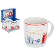 Кружка керамическая, в кор., 360 мл., GOLDEN WISHES-1  PERFECTO LINEA 30-062631