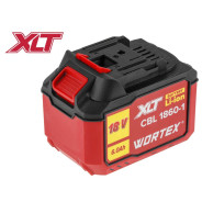Аккумулятор CBL 1860-1 18.0 В, 6.0 А/ч, Li-Ion XLT (18.0 В, 6.0 А*ч, индикатор заряда, обрезиненный ...WORTEX 2329084