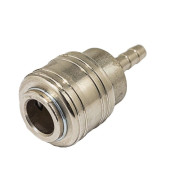 Быстроразъем пневматический с клапаном  "елочка" 6мм  ...FORCEKRAFT FK-SE1-2SH