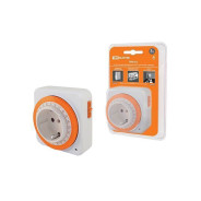 Таймер розеточный ТРМ-02-15мин/24ч-16А (суточный, квадратный)   ...TDM SQ1506-0003