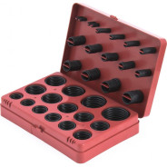 Набор резиновых уплотнительных прокладок, D 7 - 53 мм, 406 предм.  ...Сибртех 47597