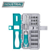 Отвертка реверсивная с набором   (33 предмета)TOTAL TACSD30336