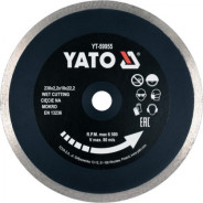 Круг алмазный 230x22.2x2.2mm (сплошной)  YATO YT-59955