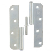 Петля накладная ПН1-130 правая, цинк, 4шт.  Металлист 91556