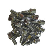 Набор болтов на колесные диски М12х1.5RH (30ммL) 16 пр.  Force 646216