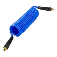 Шланг витой полиуретановый 6.5мм х 10мм х 5м с резьбовыми наконечниками 1/4"  ...Forsage F-AHC-48A