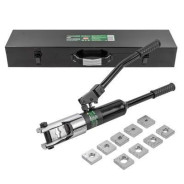 Инструмент гидравлический обжимной для кабелей 14т(ход штока-20мм, сечение 16-240мм2, адаптеры-16,25...Rock FORCE RF-Y240B