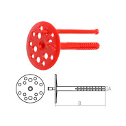 Дюбель для теплоизоляции 10х120 мм с пластмассовым гвоздем, 1000 шт,  ...STARFIX SMW3-28985-1000
