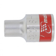 Головка торцевая, 8 mm, 12-гранная, CrV, под квадрат 1/2", хромированная  ...Matrix 13676