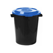 Бак с крышкой 90л (синий)  IDEA М2394