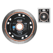 Алмазный круг 125х22 mm по керамике ультратонкий (сухая и мокрая резка, тонкий рез 1.1mm)  ...GEPARD GP0816-125