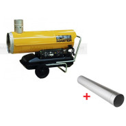 Нагреватель переносной дизел. BV 110 E (непрям.) + Труба для отвода вых газов Ф150mmх100 см  ...Master 4013.217-1