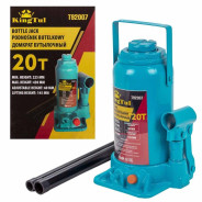 Домкрат бутылочный 20т (h min 225мм, h max 430мм)  KINGTUL KT-T92007