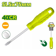 Отвертка шлицевая SL5 75мм  DYLLU DTSD3953