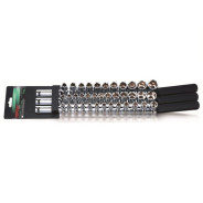 Набор головок 1/4", 3/8", 1/2", 4-22мм 6гр 37пр. на подвесе  ...Toptul GAAQ3702