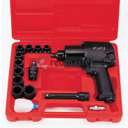 Пневмогайковерт 1/2" 678 Нм с набором ударных головок 14 пр.  ...Force 4142B