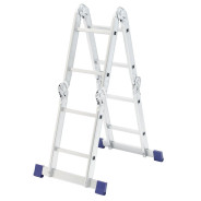 Лестница шарнирная алюминиевая, 4х2, до 120кг,  Сибртех 97879