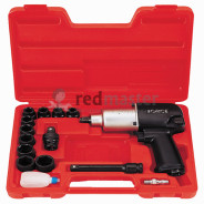 Пневмогайковерт 1/2", 542Нм, с набором ударных головок 14 пр..  ...Force 4142