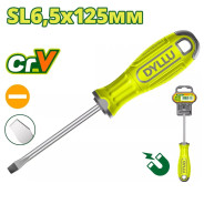 Отвертка шлицевая SL6,5 125мм  DYLLU DTSD1265