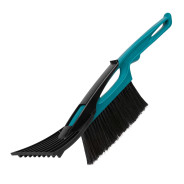 Щетка сметка для снега со скребком 400 мм, бирюзовая  Sparta 552955