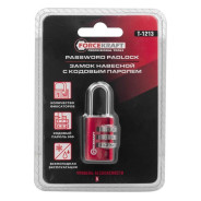 Замок навесной (дужка 3.5мм, пространство для замка 22х8мм, код 3 цифры)  ...FORCEKRAFT FK-T-1213