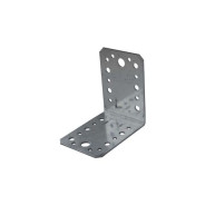Уголок крепежный 65х90х90 mm C 1.8 mm  белый цинк  STARFIX SMP-87393-1