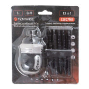Отвертка реверсивная в комплекте с битами  Forsage F-32807MR