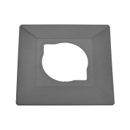 Рамка 1-местная декоративная темно-серая  BYLECTRICA ЮЛИГ.735212.410тс