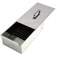 Коптильня двухъярусная 420x270x175 мм, нерж. сталь, 0.8 мм, с поддоном PALISAD ...PALISAD HOME 69528