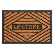 Коврик придверный кокосовый 40х60 см. "WELCOME-1"  PERFECTO LINEA 22-534060