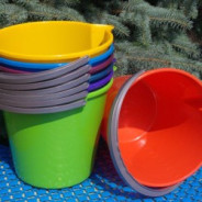 Ведро "ДОБРЫНЯ" с носиком и мерной линейкой 10 л (цветное)  ...PROTEX PR-0028